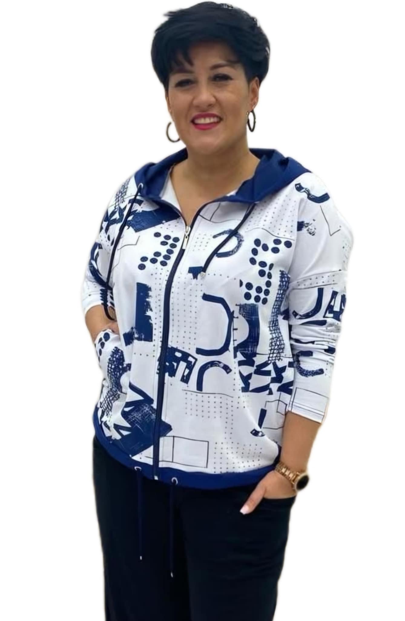 Bluza z kapturem - modne wzory 2 - obrazek 3