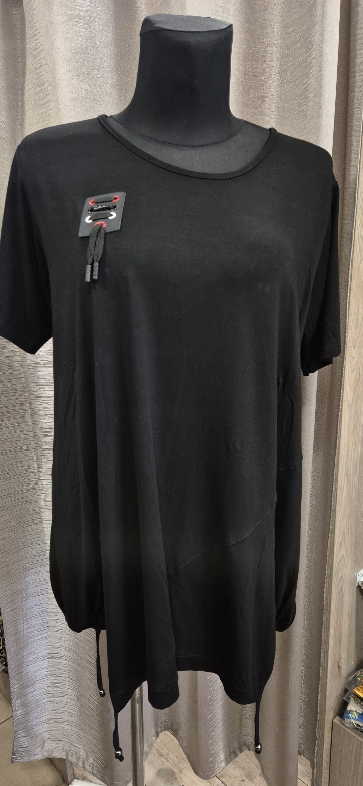 Duża tunika turecka, tunika plus size, tunika wiskoza, tunika czarna, modna tunika 2025